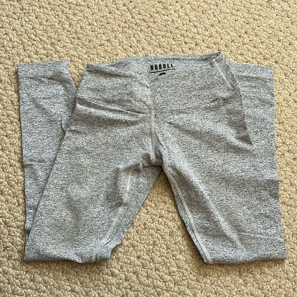 Low Rise Plush Heather 7/8th Light grey - Small